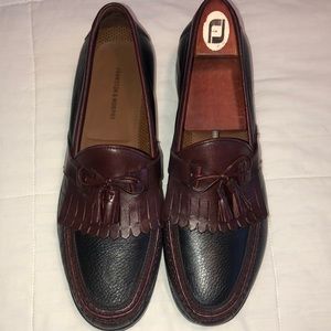 Johnson & Murphy Tassel Loafers - Black and Burgundy - Size 12M
